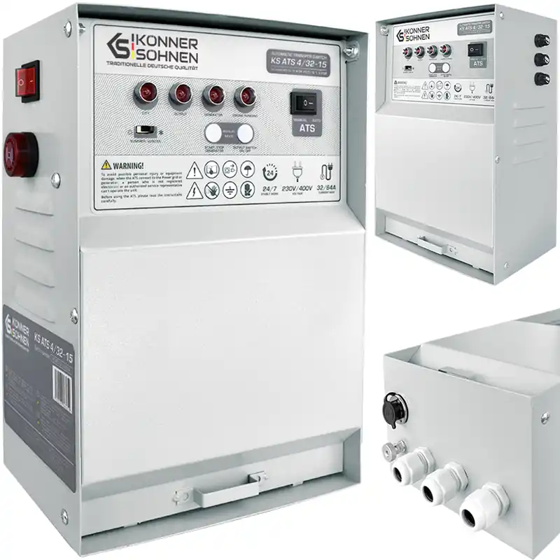 System załączania rezerwy KS ATS 4/32-15 14 kW Könner&Söhnen KS Dostępne od ręki