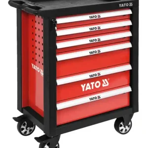 Szafka serwisowa wózek narzędziowy 6 szuflad skrętne koła YT-55299 YATO Tani