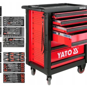 Szafka warsztatowa wózek narzędziowy 177 narzędzi z wyposażeniem YT-5530 YATO Wyjątkowa oferta