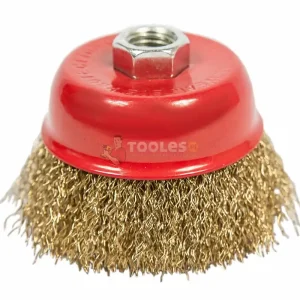 Szczotka druciana doczołowa drut mosiądz M14 75mm GEKO Bezpieczne zakupy