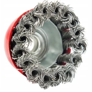 Ekspresowa dostawa Szczotka druciana drut skręcany czołowa M14 75mm FALON-TECH