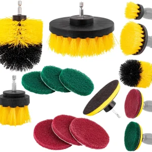 Oferta czasowa Szczotki czyszczące na wkrętarkę lub wiertarkę zestaw 10 el