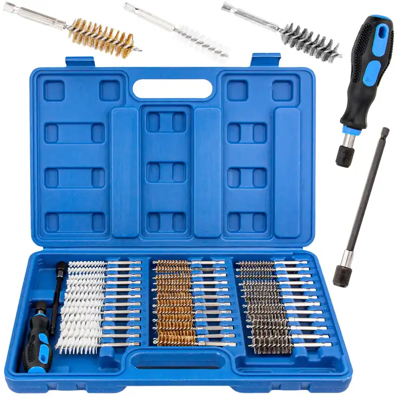 Tylko do końca tygodnia Szczotki do czyszczenia gniazd wtryskiwaczy zestaw 38el SILVER