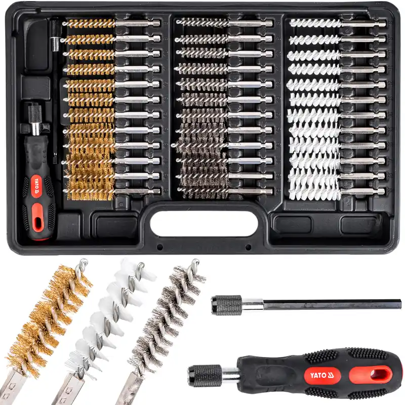 Szczotki do czyszczenia gniazd wtryskiwaczy zestaw 38el YATO Oferta