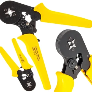 Szczypce czterokątne do zaciskania tulejek kablowych praska GEKO Darmowa dostawa