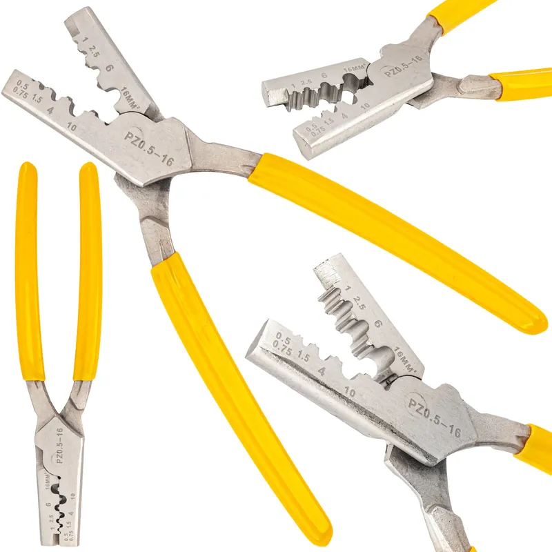 Oferta Szczypce do zaciskania tulejek kablowych praska 0.5-16mm SILVER