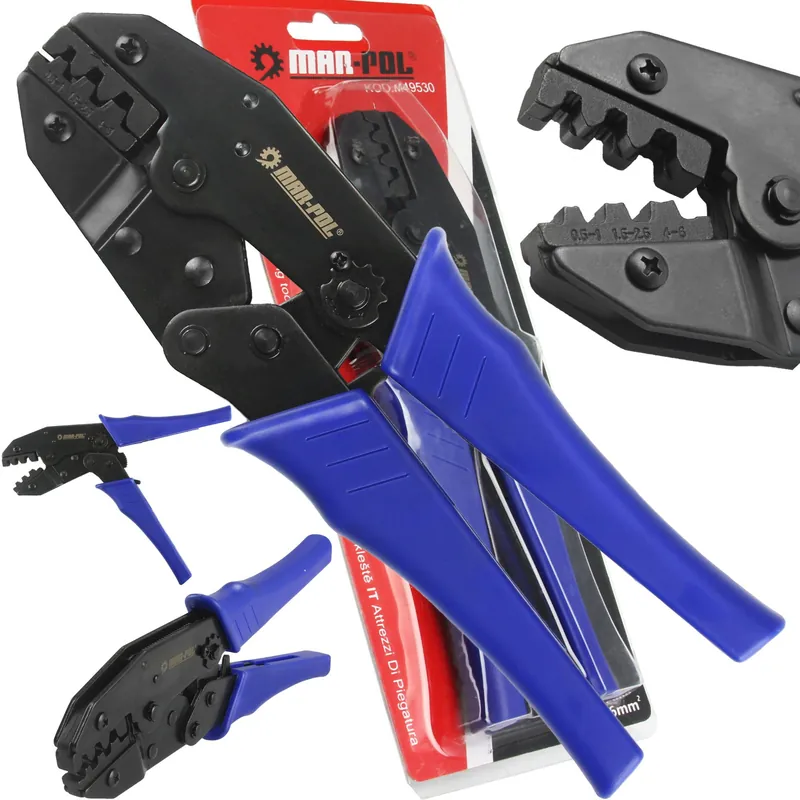 Ograniczona ilość Szczypce do zaciskania tulejek kablowych praska 0.5-6mm2 MAR-POL