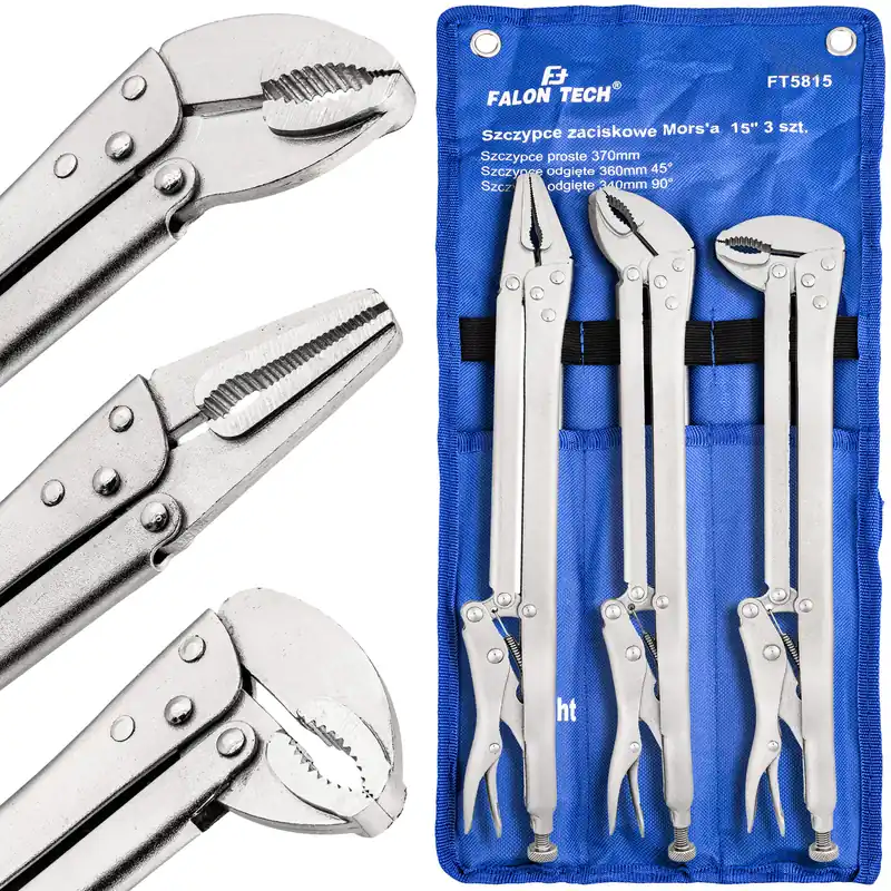 Ekspresowa dostawa Szczypce samozaciskowe morsa morsea długie 3 szt FALON-TECH