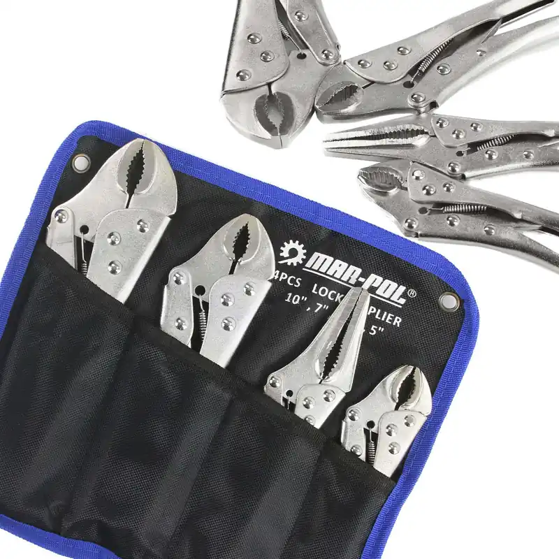 Szczypce zaciskowe Morse'a 125-250 mm (5-10") Zestaw 4 szt MAR-POL Dostępne od ręki