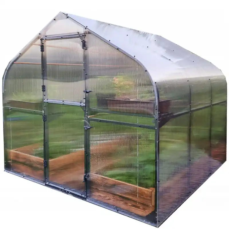 Promocja Szklarnia ogrodowa poliwęglan premium plus 250x200 5m2 kolor antracyt PTF