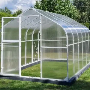 Niska cena Szklarnia ogrodowa poliwęglan premium plus 250x400 10m2 kolor biały PTF