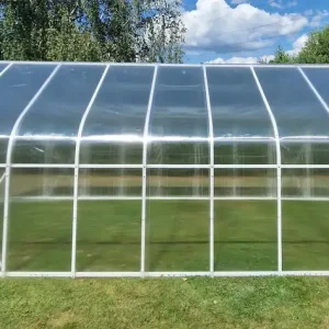 Szklarnia ogrodowa poliwęglan premium plus 250x600 15m2 kolor biały PTF Darmowy zwrot