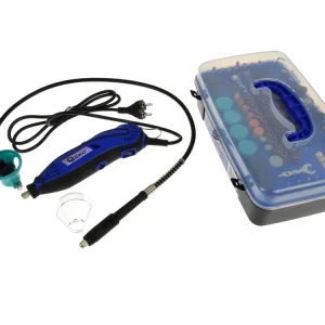 Bezpieczne zakupy Szlifierka trzpieniowa mini 170W z osprzętem + 220 części GEKO