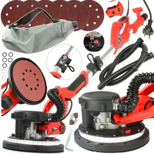 Popularny Szlifierka żyrafa składana do gipsu gładzi tynku led papier wysięgnik 2000w MAR-POL