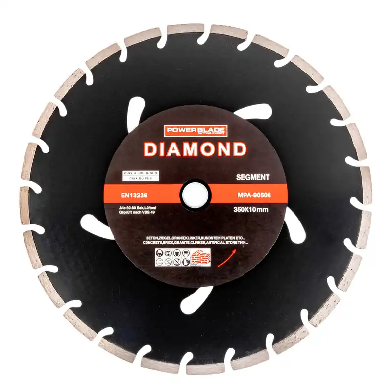 Szybka dostawa Tarcza diamentowa do betonu 350x10x25.4 mm MAR-POL