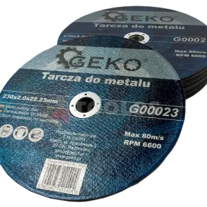 Tarcza do cięcia metalu stali 230x2x22.23 mm GEKO Premium
