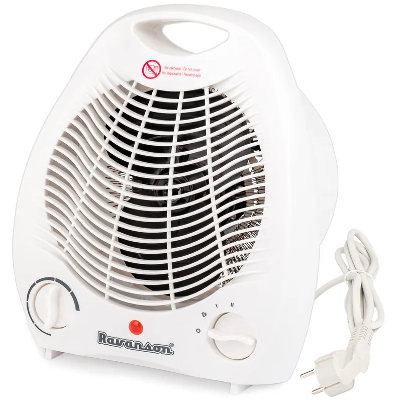 Bezpieczne zakupy Termowentylator 2000W RAVANSON FH-105 wbudowany termostat