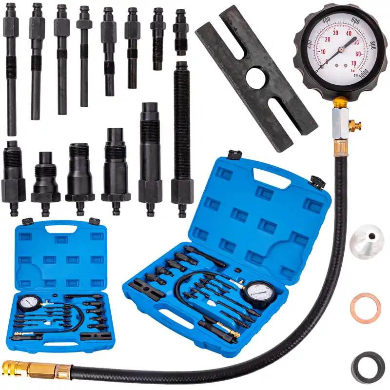 Tester ciśnienia miernik sprężania diesel 17 szt GEKO Dostępne od ręki