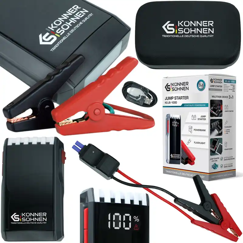 Urządzenie rozruchowe KS JS-1000 Jump Starter 12000mAh Könner & Söhnen KS Zamów teraz