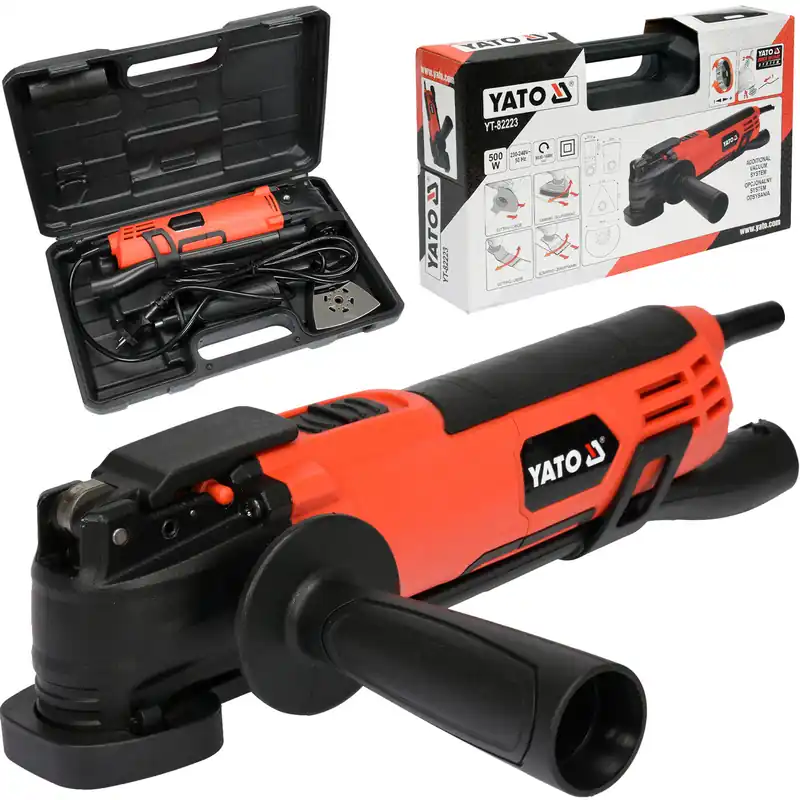 Wielofunkcyjne narzędzie oscylacyjne 500W + walizka YATO Tylko do końca tygodnia