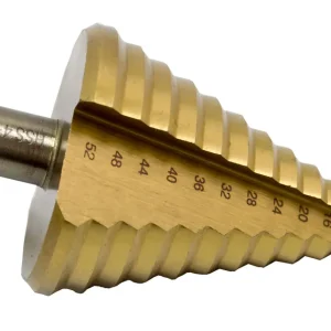 Wiertło stożkowe stopniowe tytanowe 4-52 mm HSS FALON-TECH Taniej