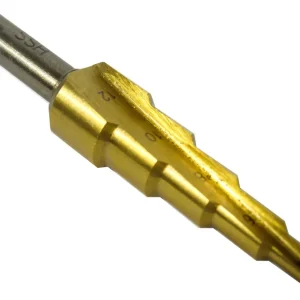 Nowość Wiertło stożkowe stopniowe tytanowe HSS 4-12 mm (wiertła) GEKO