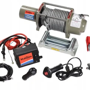 Okazja Wyciągarka wciągarka renegade 16800 lbs 24v lina stalowa TITANIUM WINCH