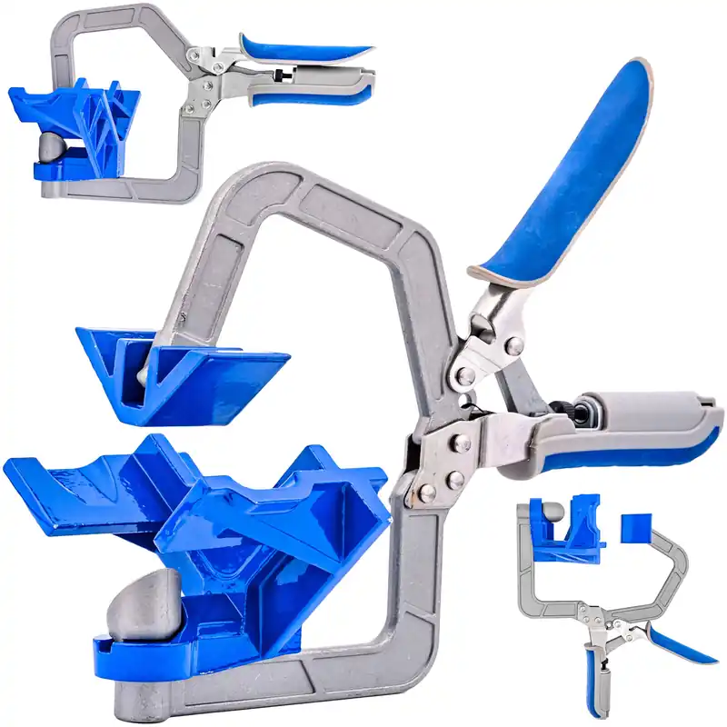 Bezpieczne zakupy Zacisk ścisk stolarski kątowy narożny 90° FALON-TECH