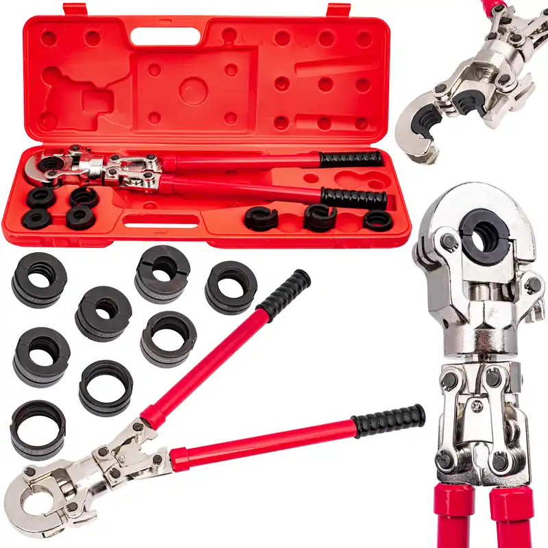 Zaciskarka Prasa Praska Hydrauliczna do rur PEX AL 8 matryc głowic GEKO Ostatnie sztuki