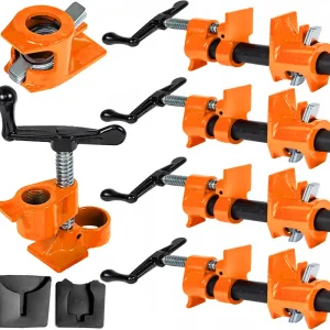 Zestaw 4x ścisk stolarski rurowy bezkońcowy 3/4" zacisk na rurę FALON-TECH Ostatnia szansa