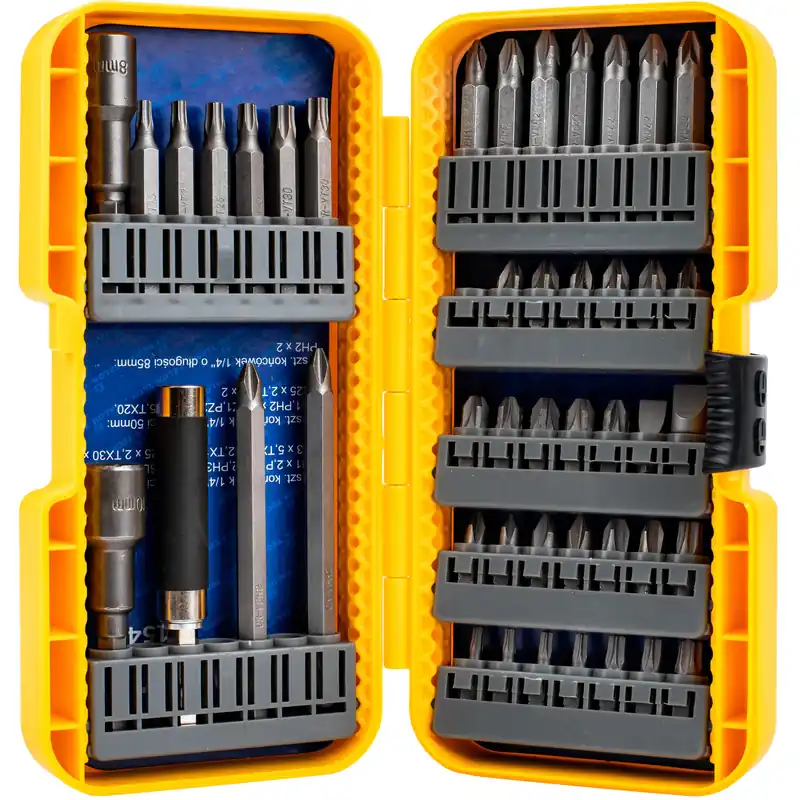 Bezpieczne zakupy Zestaw bitów bity końcówki do wkrętarki w etui PH PZ torx imbus SL 45el FALON-TECH