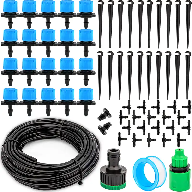 Zestaw do nawadniania kropelkowego 67 elementów + wąż 20m TOOLES Do wyczerpania zapasów