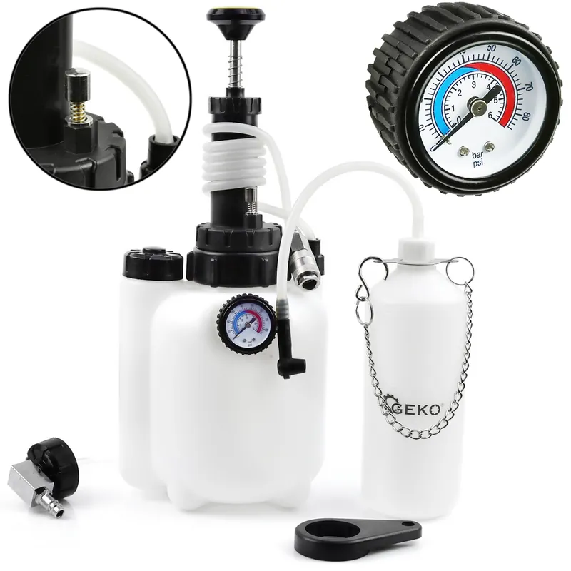 Zestaw do odpowietrzania hamulców wymiany płynu hamulcowego GEKO Ograniczona ilość