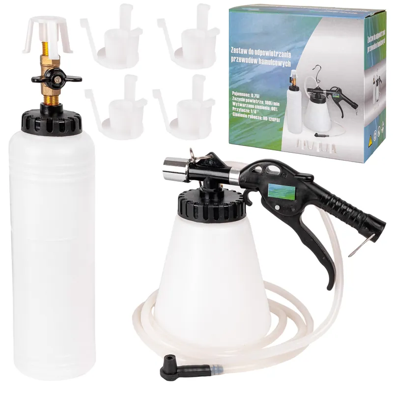 Zestaw do odpowietrzania układu hamulcowego i wymiany płynuFALON-TECH Taniej