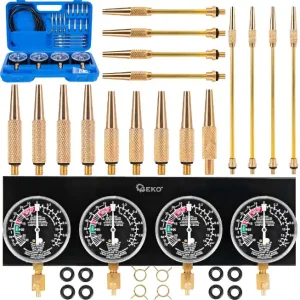 Super okazja Zestaw do synchronizacji regulacji gaźników spalinowych wakuometry 4szt + 17 adapterów GEKO