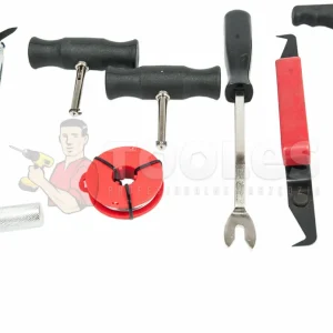 Zestaw do wycinania demontażu szyb samochodowych 7el GEKO Ograniczona ilość