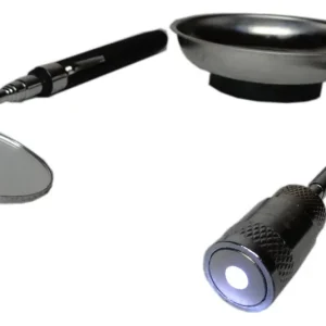 Szybka wysyłka Zestaw inspekcyjny latarka lusterko miseczka 3 sztuki CARPOINT