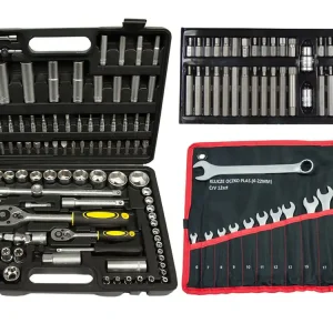 Zestaw Klucze Nasadowe 108el + Bity Torx 40el + Płasko-oczkowe 12el Wyjątkowa oferta