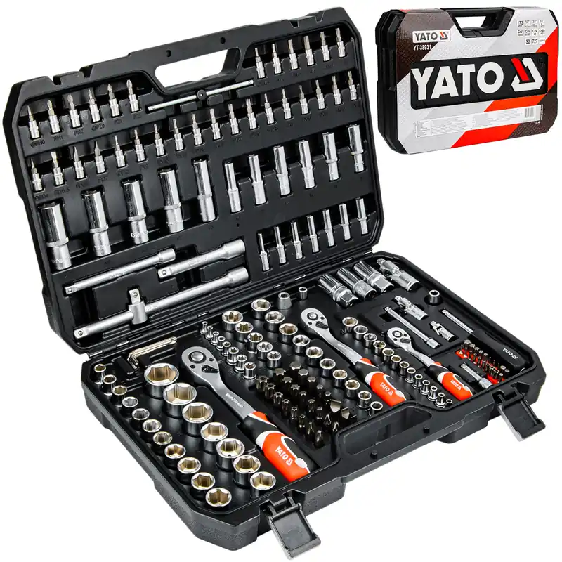 Zestaw kluczy nasadowych 173el YATO Tylko do końca tygodnia