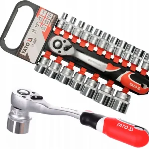 Zestaw kluczy nasadowych 19 el. 1/2" YT-38681 YATO Nie przegap
