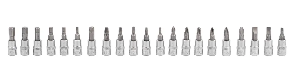 Zniżka Zestaw kluczy nasadowych klucze nasadowe bity TORX HEX 46el. WMC