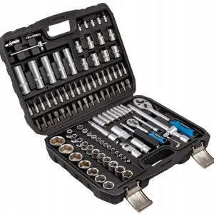 Obniżka ceny Zestaw kluczy nasadowych w walizce 108 sztuk klucze nasadowe MASTIFF