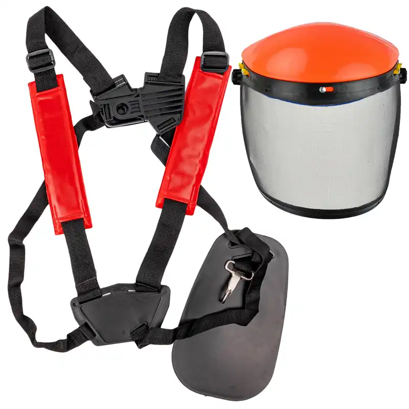 Hit sprzedaży Zestaw maska ochronna i szelki do kosy spalinowej DEMON