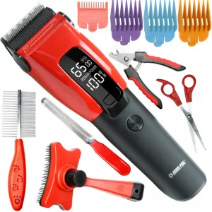 Szybka dostawa Zestaw maszynka do strzyżenia psów kotów zwierząt cicha bezprzewodowa MAR-POL