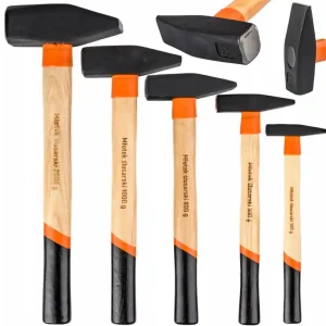Oferta czasowa Zestaw młotków ślusarskich drewniany trzonek 100g-2000g 5 szt FALON-TECH