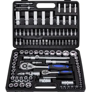 Kup teraz Zestaw narzędziowy klucze nasadowe bity torx 108 szt MASTIFF