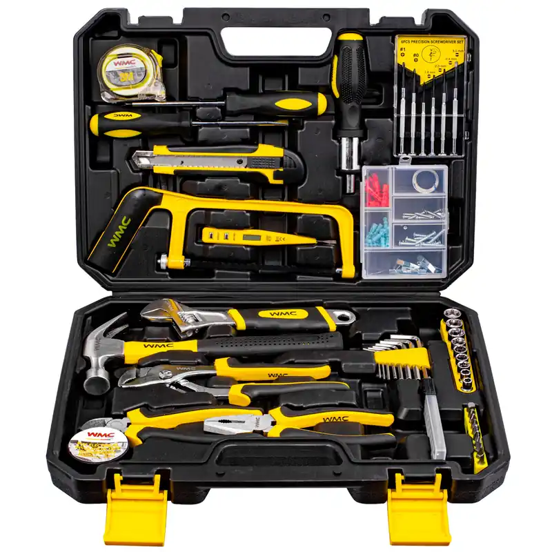 Zestaw narzędziowy klucze nasadowe wkrętaki bity 100 el. WMC Sprawdź teraz