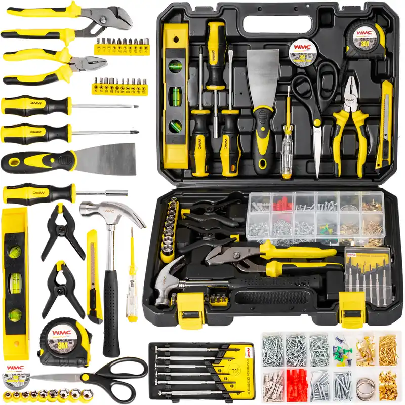 Promocja Zestaw narzędziowy klucze nasadowe wkrętaki bity nasadki walizka 650 elem. WMC