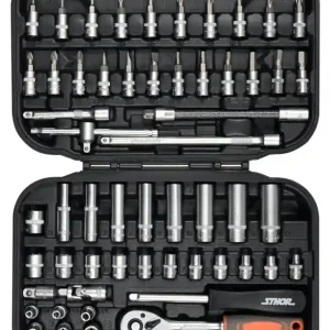 Zniżka Zestaw narzędziowy kluczy klucze nasadowe grzechotka bity szczypce 1/4 56el STOHR 58643 YATO