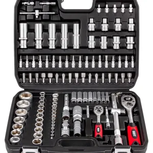 Szybka dostawa Zestaw narzędziowy kluczy nasadowych bity torx 108 szt BEST
